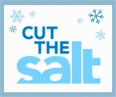 Cut the salt, graphics of snowflakes 