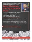 Shredding and Drug Take-Back Event