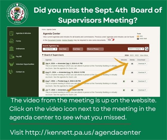 Did you miss the meeting?