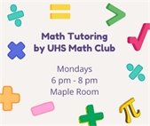 Math Tutoring by UHS Math Club
